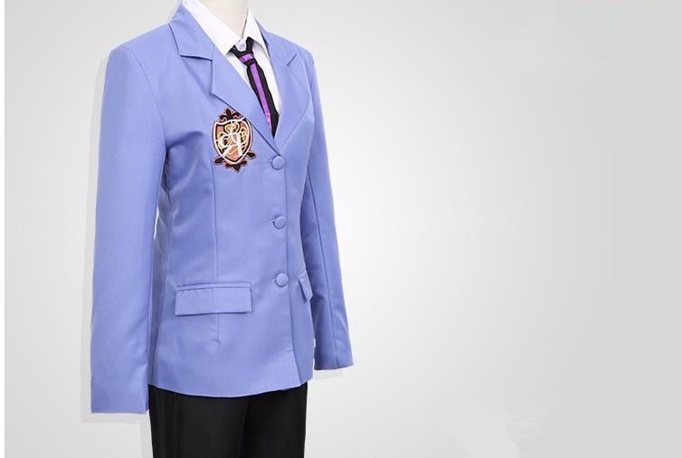 Anime Ouran High School Host Club Tamaki Suoh School Uniform Cosplay Coat Set
