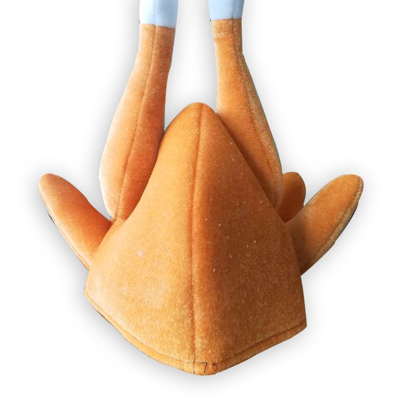 plush turkey hat