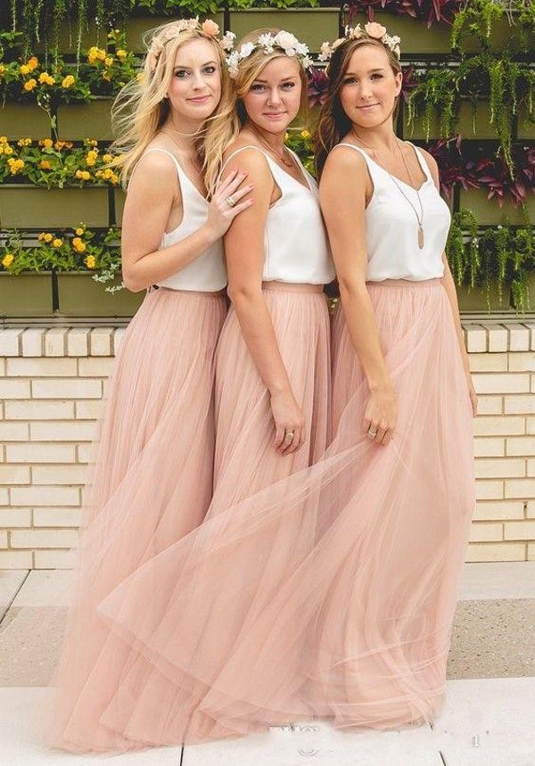 maxi skirt wedding dress