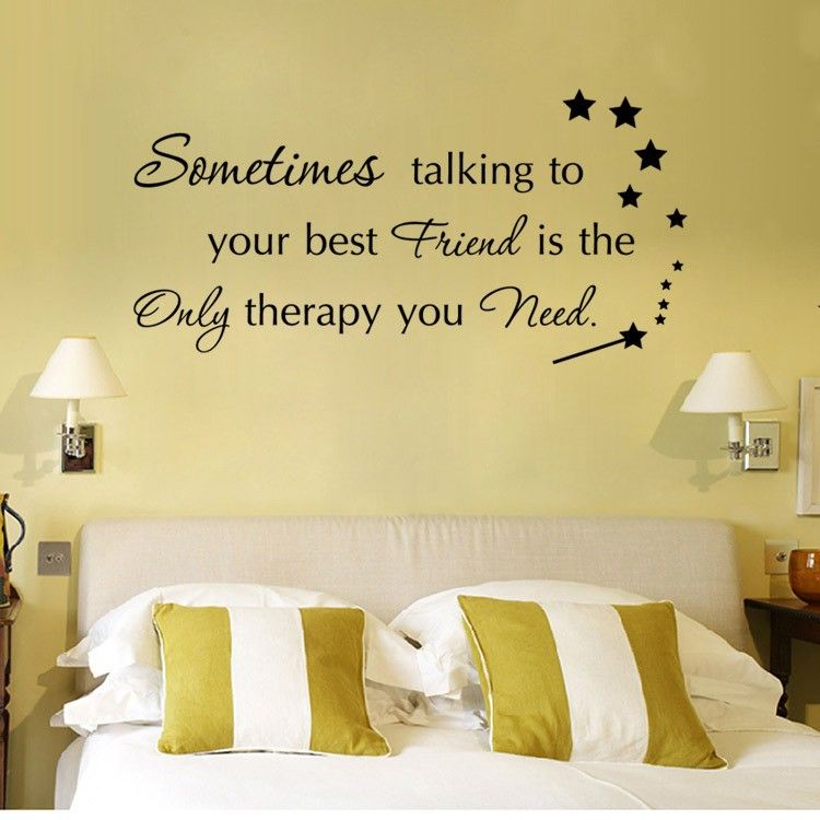 GOOD FRIENDS & LAMP POST Removable Wall Sticker GOOD FRIENDS & LAMP POST Removable Wall Sticker