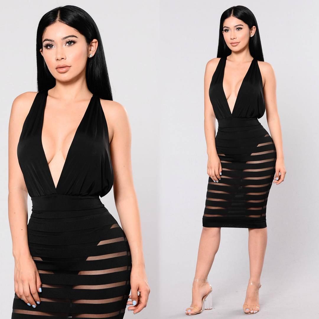 bandage style dress