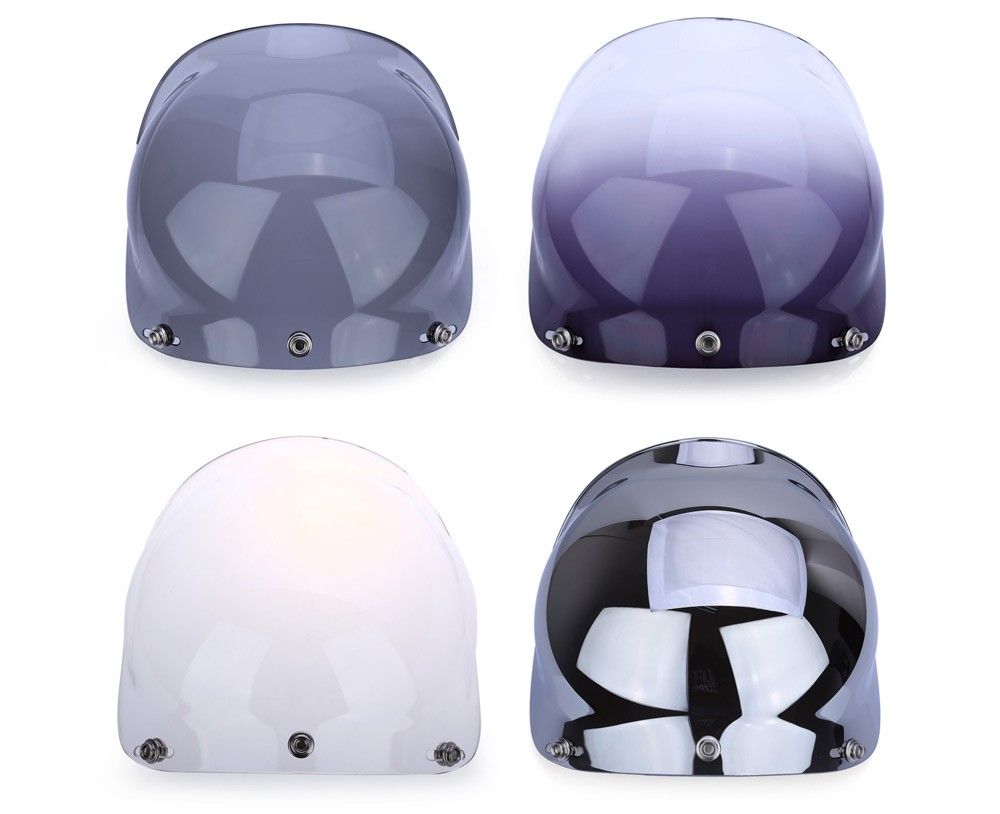 3 screw face shield for half helmet Clearance