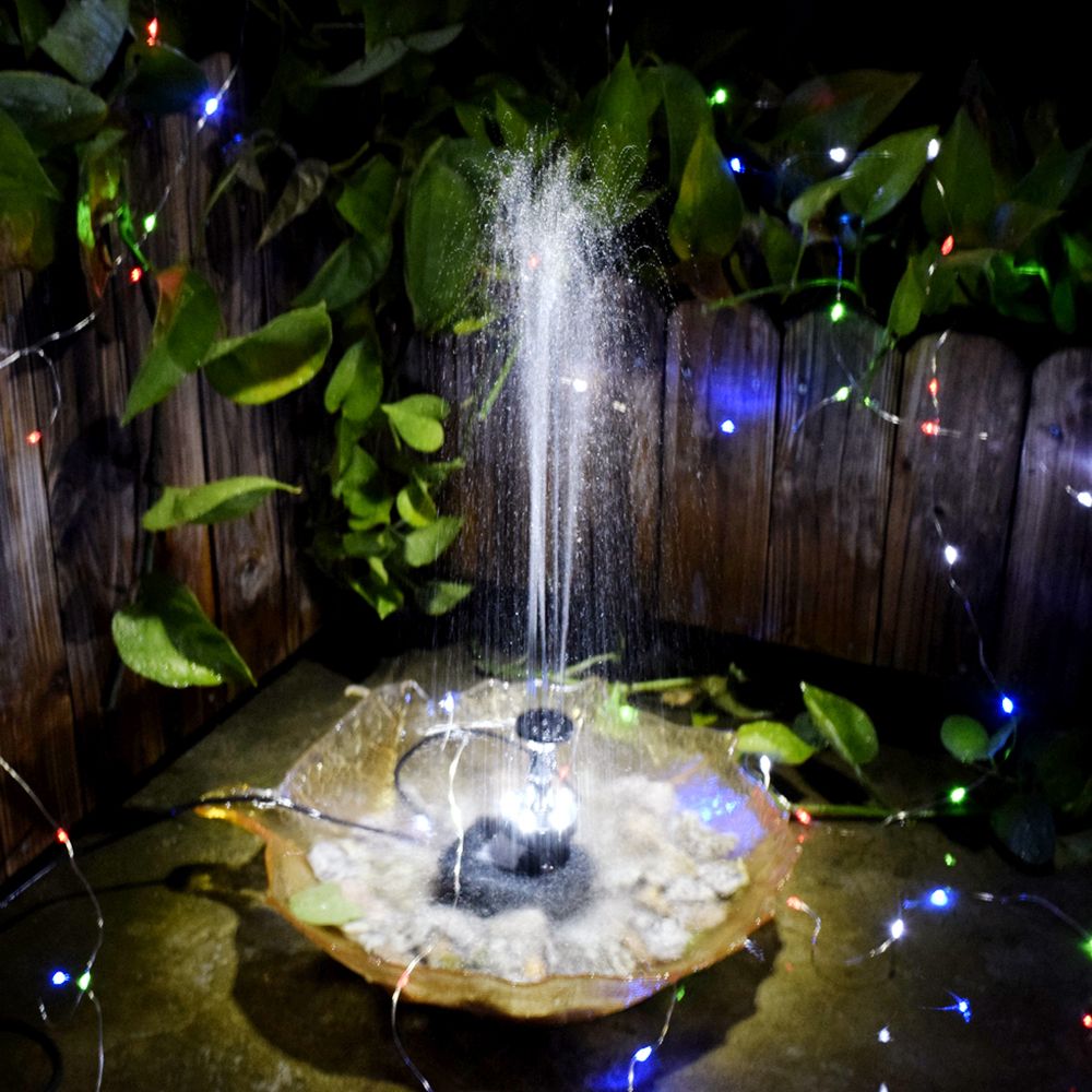 Solar Brushless Water Pump Garden Pool Fountain Pond Submersible Panel Kit UK