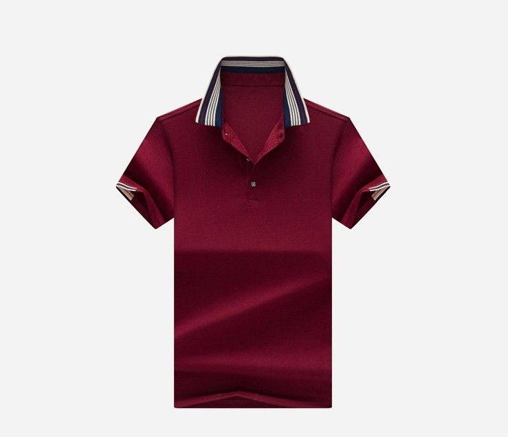 Herren Sommer Beiläufig T-Shirt Schlank Poloshirt Kurzarmshirt Polo Freizeithemd 