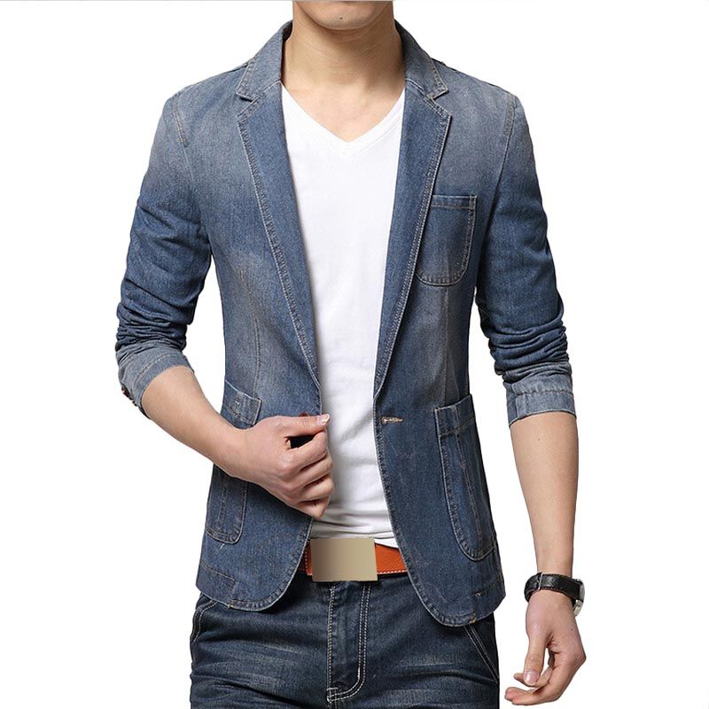 man in blazer and jeans