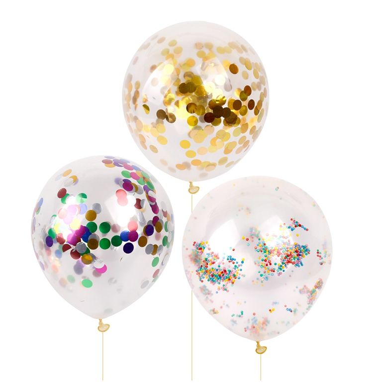 clear baby shower balloons