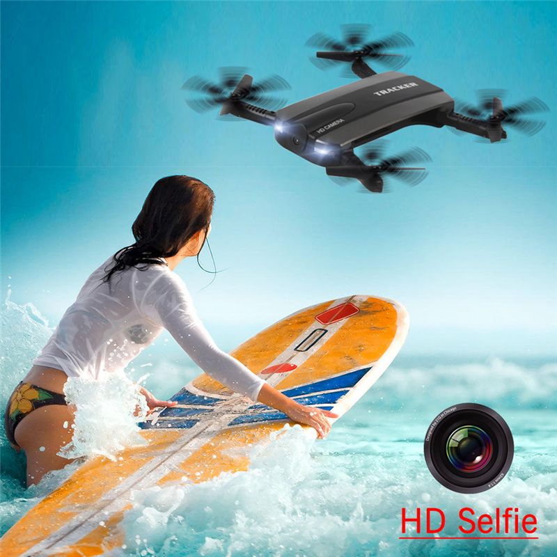 Selfie Drone Tracker Foldable Mini Rc Pocket Drone With Wifi FPV Camera