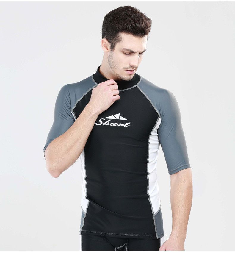 camisa de baño para hombre