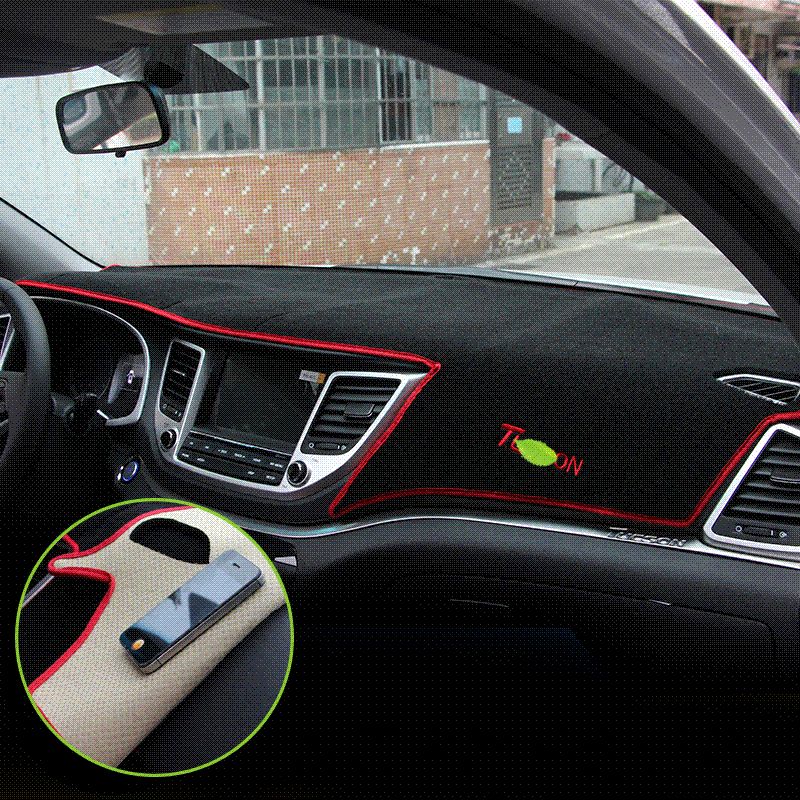 Tablero del coche Evite el cojín ligero del instrumento de escritorio Esteras Alfombras