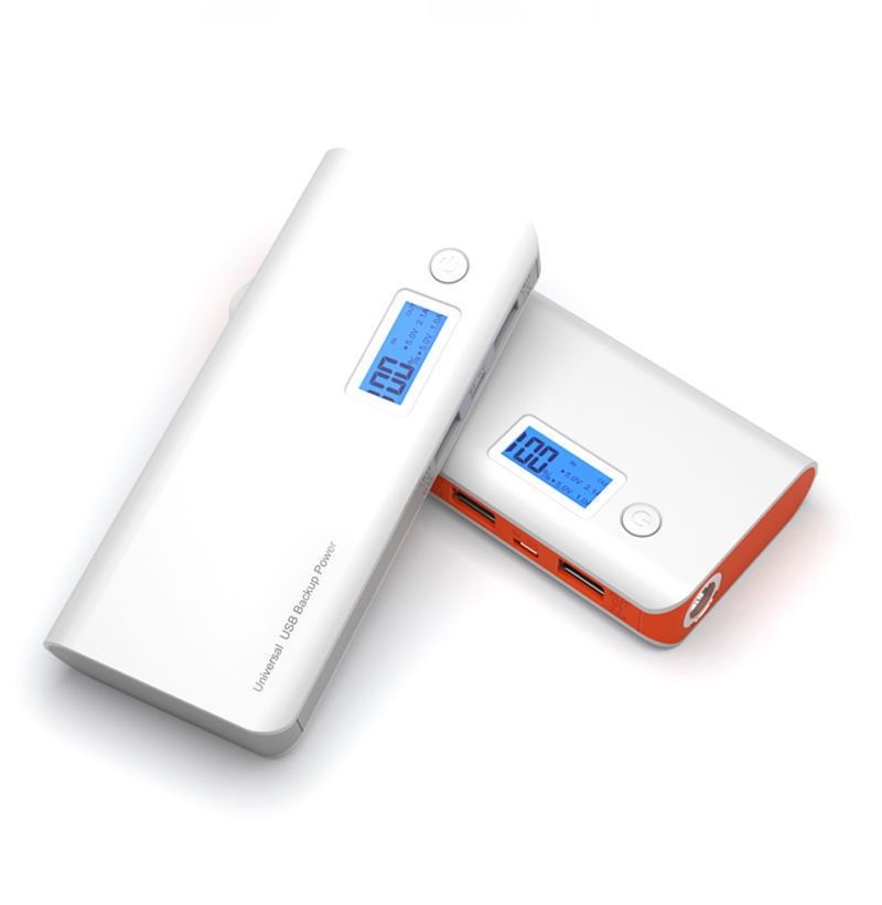 Powerbank 10000 mah 2 usb çikiş lcd ekranli