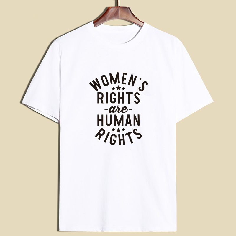 Womens Rights Are Human Rights Of Women Feminist T Shirt Womens Day March Top Shirts Feminism Womanism Loose New From Czflores, $2.47 | DHgate.Com