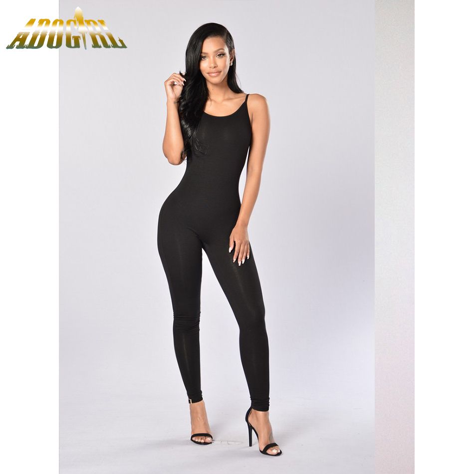 women's spaghetti strap jumpsuit