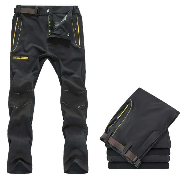black outdoor trousers