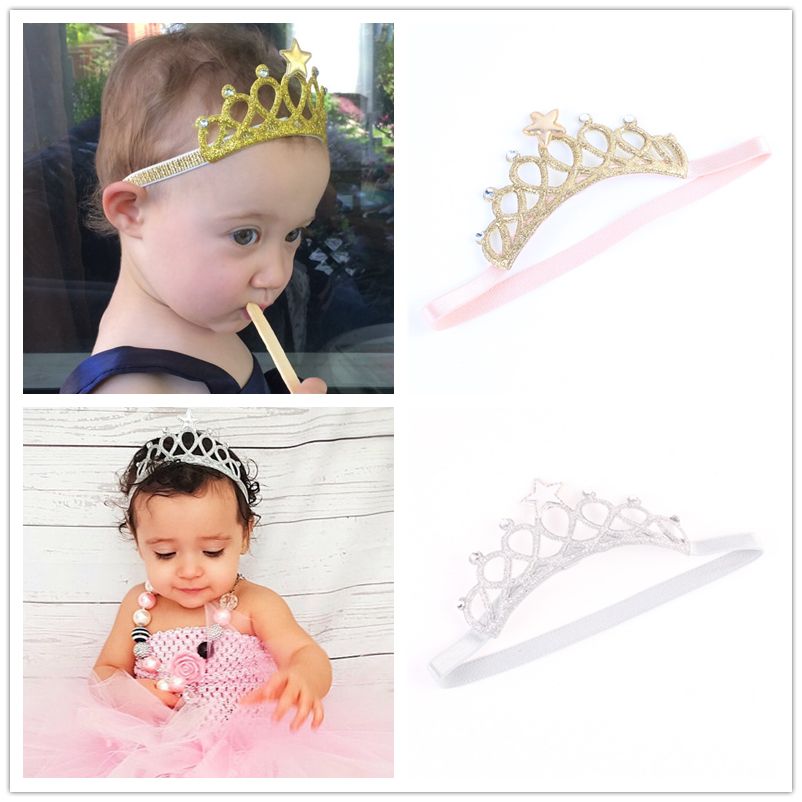NEW Girls Kids Children Baby Princess Party Crown Tiara Hair Head Band Hoop Prop