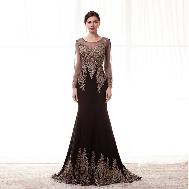 Dentelle Robe De Soirée Longue Pas Cher