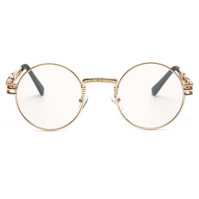 gold circle glasses frames
