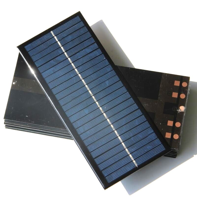 18% High Conversion Rate/ 93% Ultra-High Light Transmittance/Safe Waterproof Portable Solar Charger 9V 3W Poly Silicon Solar Cell Board Wireless External Battery Solar Panel