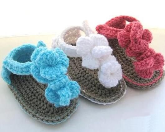 Acquistare Neonate Fiore Scarpe A Maglia Uncinetto Fiore Sandali Pantofole  Neonato Neonato Bambino Primi Walker Scarpe 0 12M Doppio Filato Di Cotone  Suola Economico | Consegna Veloce E Qualità | It.Dhgate