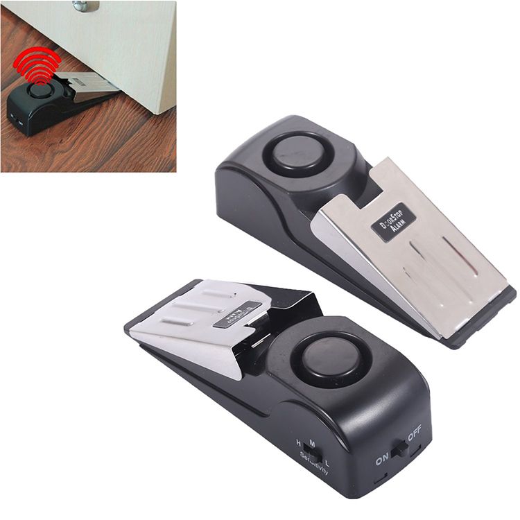 120db Security Door Stop Alarm System Home Office Traveling Safety