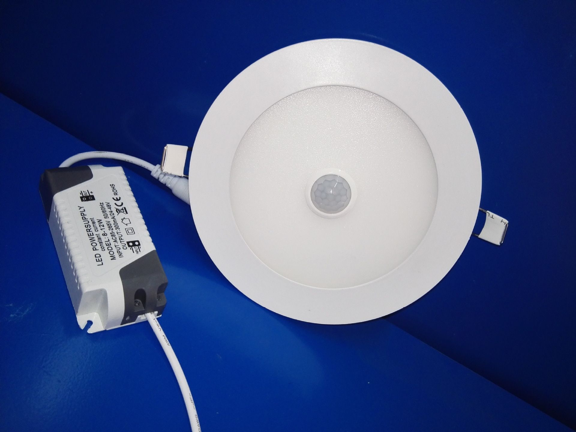 PIR Infrared Motion Sensor LED Recessed Ceiling Downlight Panel Light