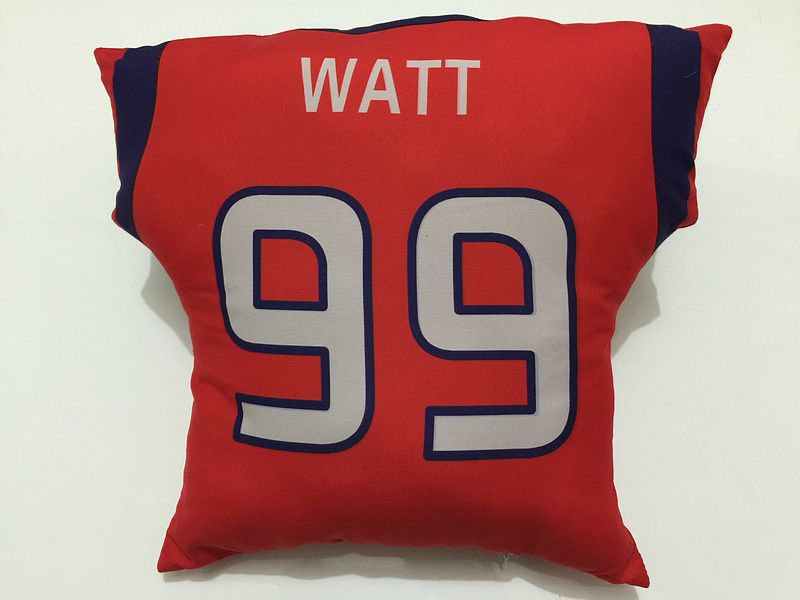 Texans Sofa Cushion Red 10 Deandre Hopkins 99 J J Watt Blue