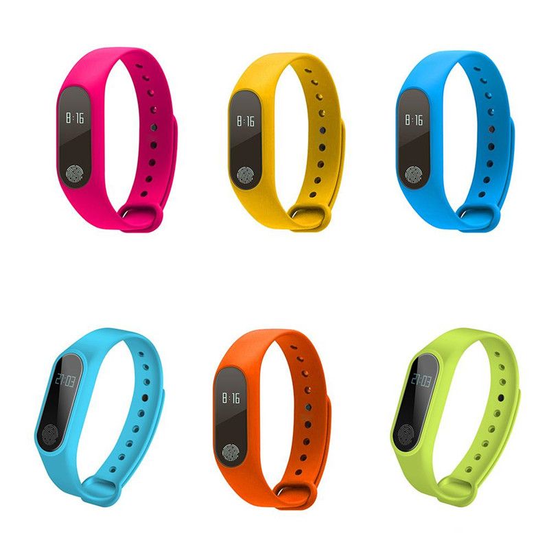 m2 waterproof heart monitoring fitness smart band