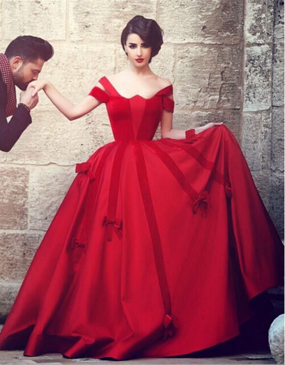 long red evening gown