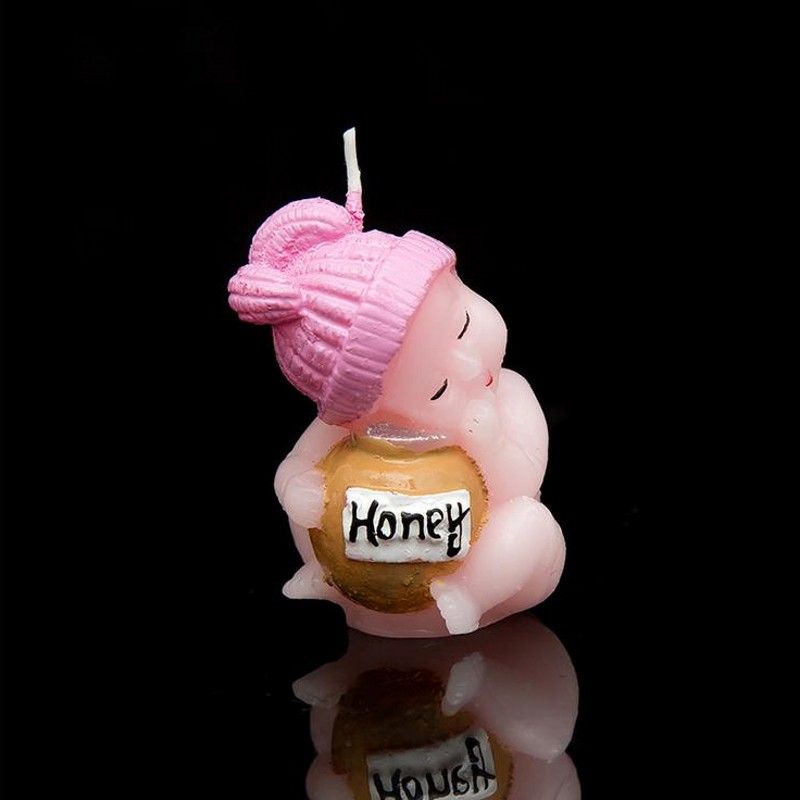 Acheter Pas Cher Creative Bebe Sommeil Forme Art Gateau Bougie Pour La Fete De Mariage Nouveau Bebe Celebrer Decor Bougies Femmes Enceintes Cadeaux Du 7 16 Fr Dhgate