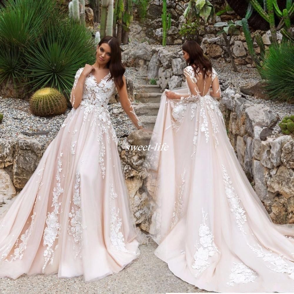 bohemian floral wedding dress