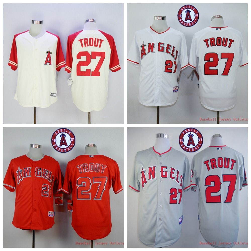 mike trout throwback jersey