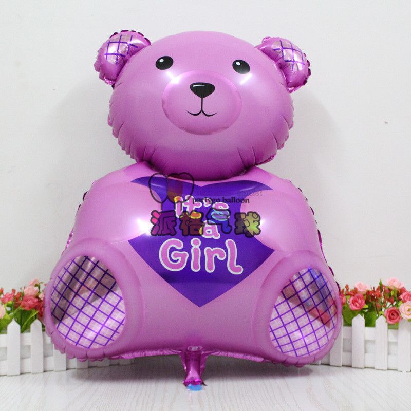 balloons with teddy bear inside