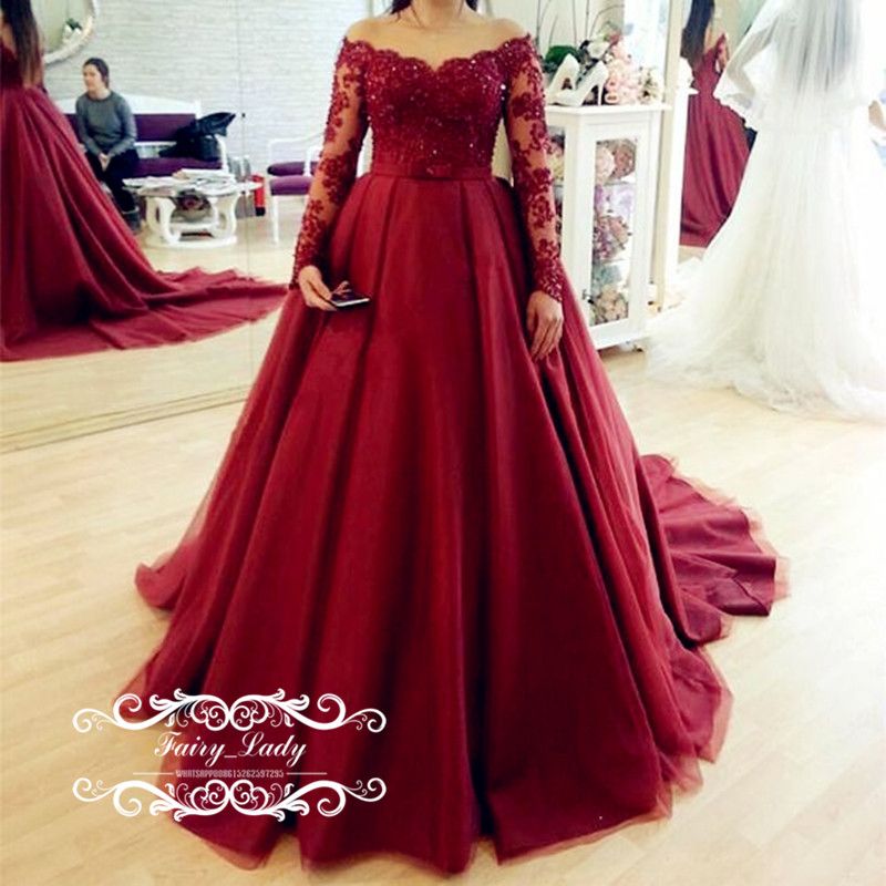 red quinceanera dresses long sleeve