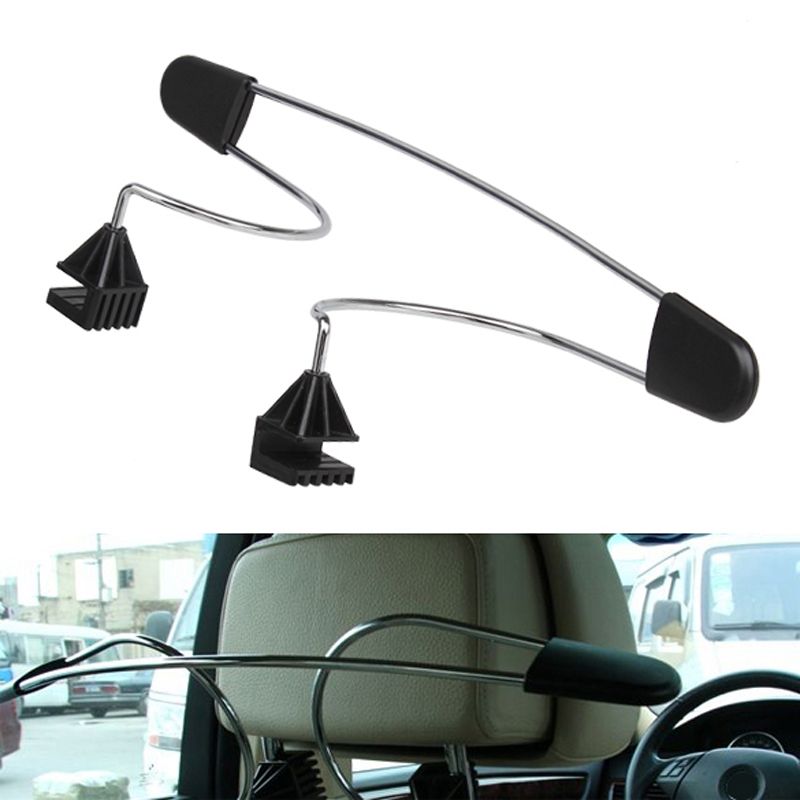 Seat Hanger Coat Car Headrest Suit Jacket Shirts Holder Cradle Metal Business