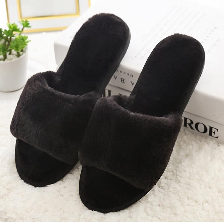 Winter House Slippers Women Fashion Pantufa Casual Indoor Home Shoes Fluffy Slippers Cute Woman Warm Slippers For Teenage Girls Canada 2019 From