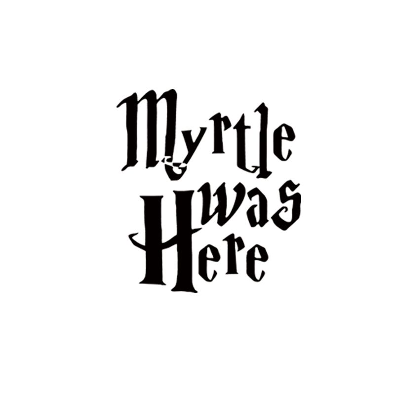 2017 Hot Sale Personality Harry Potter Myrtle Was Here Funny Vinyl