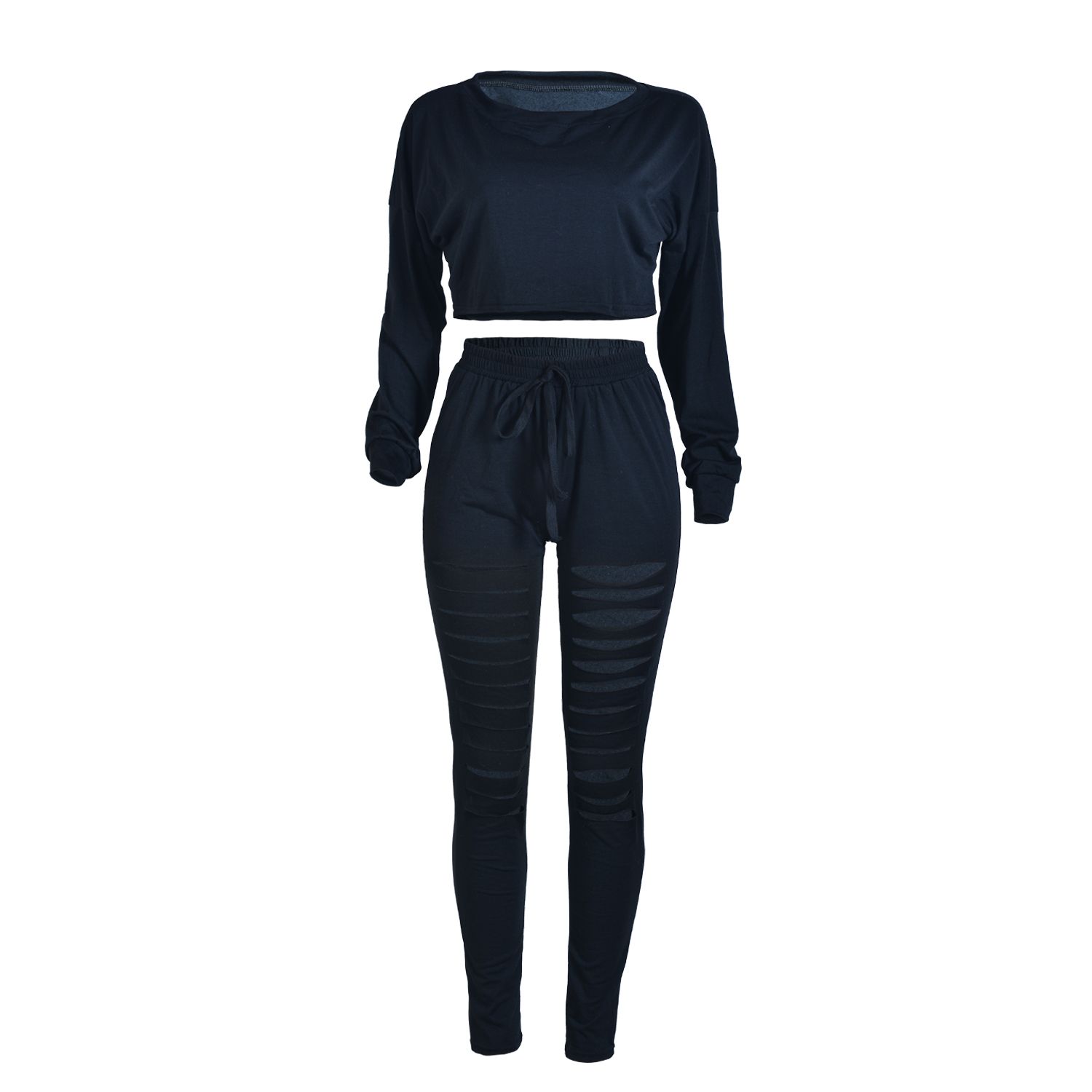 crop top jogging sets