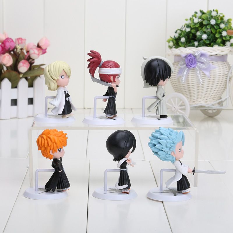 Grosshandel 6 Teile Satz 7 Cm Anime Bleichmittel Ichigo Ulquiorra Cifer Renji Gin Toushirou Pvc Action Figuren Spielzeug Puppen Von Amazingvivian 6 96 Auf De Dhgate Com Dhgate