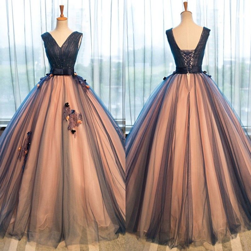 peach gown