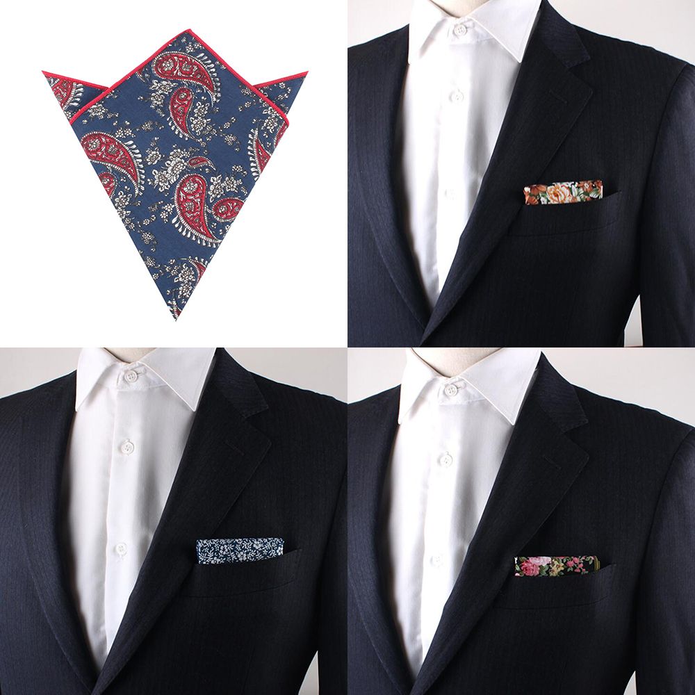 Handkerchief Trendy Suit Wedding Dress Party Cotton Paisley Hanky Pocket Square Handkerchief Men S Handkerchiefs Handkerchief Trendy Suit Wedding Dress Party Cotton Paisley Hanky Pocket Square Handkerchief Men S Handkerchiefs