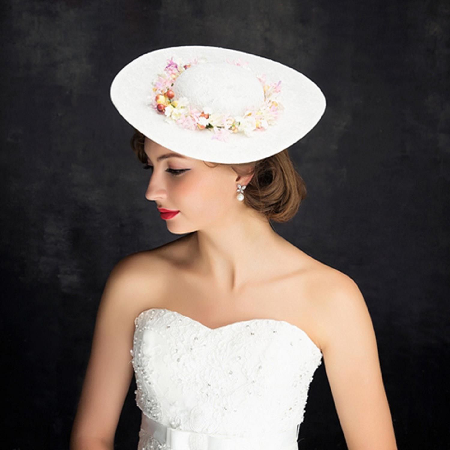 vintage wedding hats