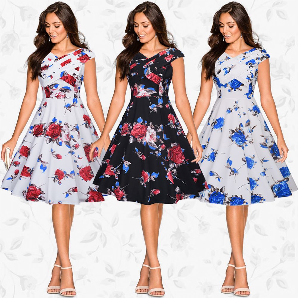 flower print one piece