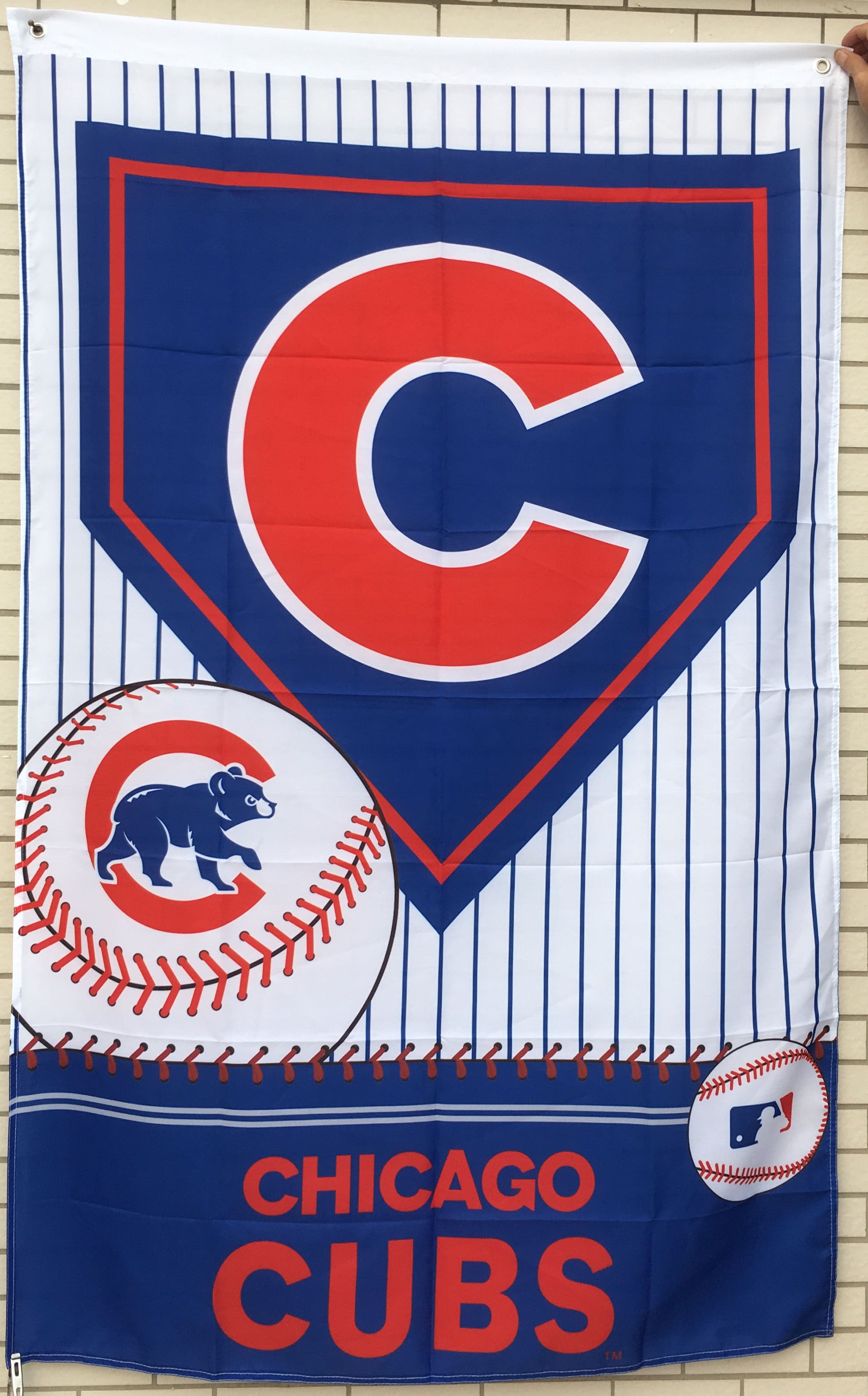 2019 Wholease Chicago Cubs Garden House Indoor Outdoor Flag Usa