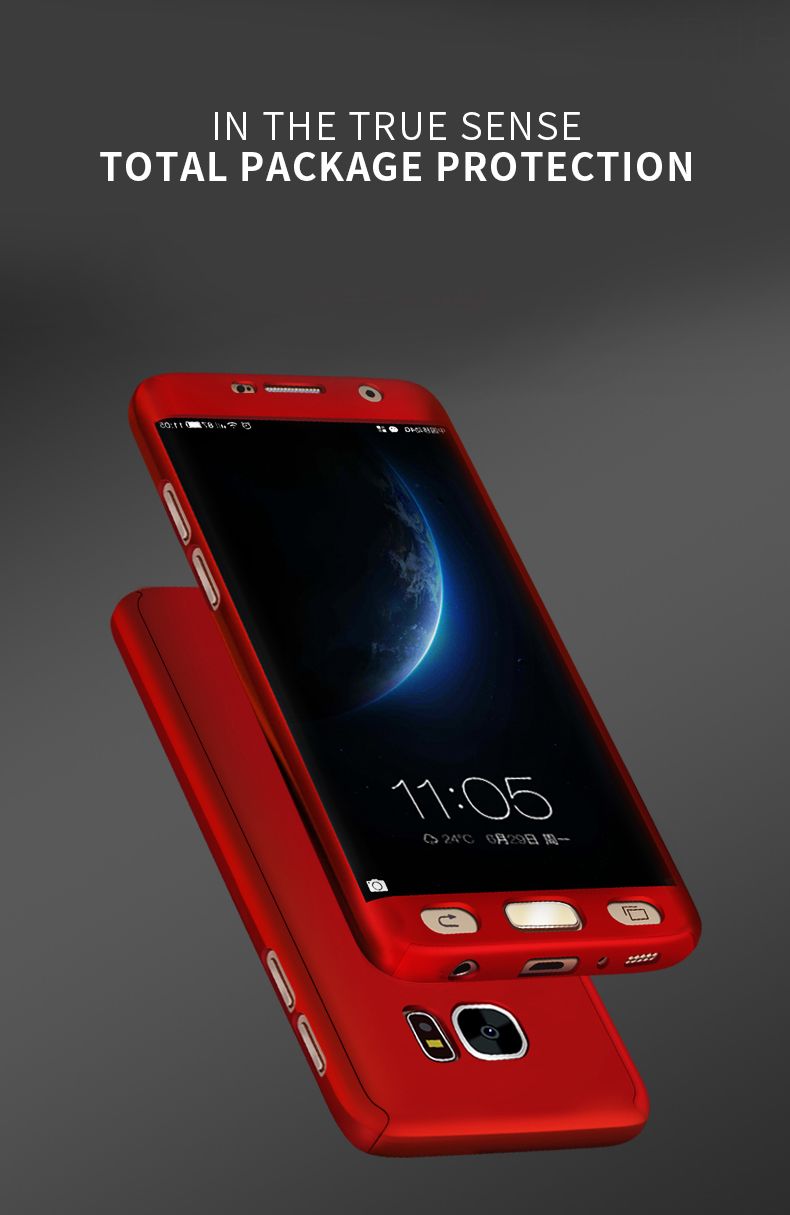 Compre J5 Prime J7Prime J2Prime Luxo Hard Cover PC 360 Graus Cobertura De  Tela Cheia De Vidro Temperado Capa Protetora Do Telefone Móvel Barato |  Entrega Rápida E Qualidade | Pt.Dhgate