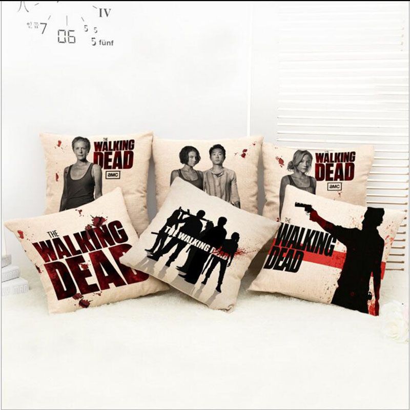 The Walking Dead Pillow Case 10 Styles Rick Crossbow Man Daryl Car