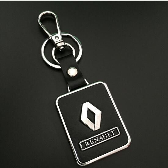 **NEW** RENAULT High Quality Keychain Carbon Renault Car Logo Keyring