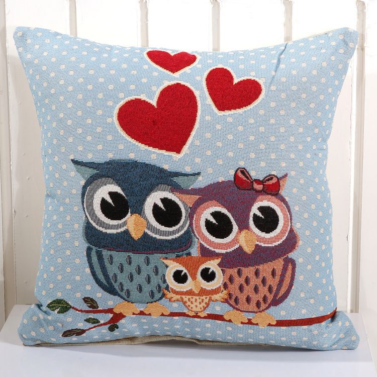 owl pillow covers