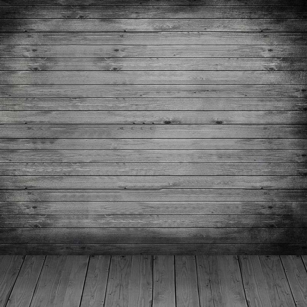 Grosshandel Dunkelgrau Holz Wand Boden Fotografie Hintergrund Vinyl