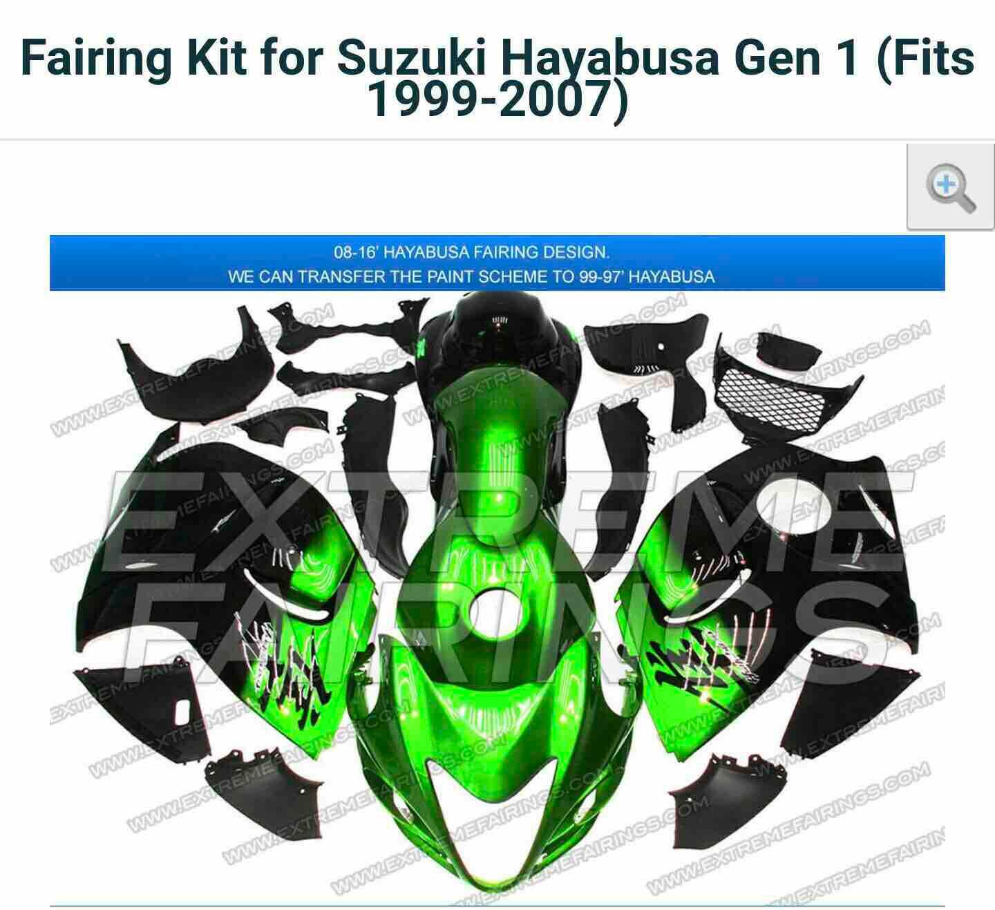 suzuki hayabusa accessories custom
