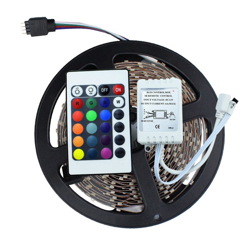 Led Strip Led Rgb 5 Metros Impermeable Mando A Distancia Led Strip Led Rgb 5 Metros Impermeable Mando A Distancia