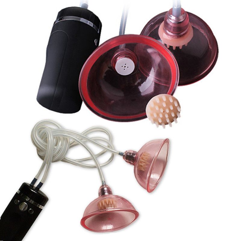 Rogge Vacuum Suction Cup Breast Massage 10 Speed Breast Massager Nipple
